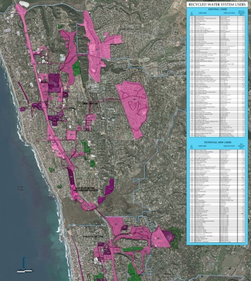 San Elijo JPA Recycled Water Service Area Map